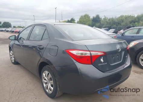2014 Toyota Corolla Le from USA, damaged, VIN 2T1BURHE1EC221640